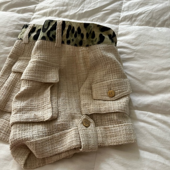 Roberto Cavalli Tweed Shorts - Picture 5 of 8